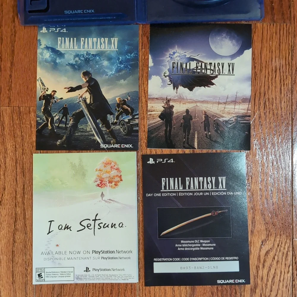 Final Fantasy XV Day One Edition for PS4 Sony PlayStation 4 CIB